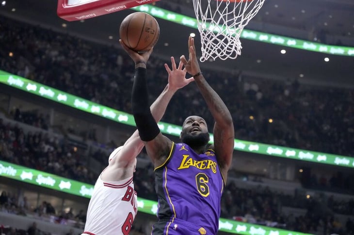 ¡Miran el Play-in! Lakers se imponen a Bulls y se acercan al tramo final: 121-110