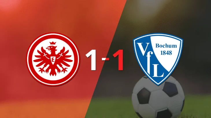 1-1: El Eintracht agranda su bache