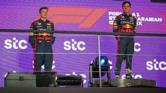 Max Verstappen: 'Checo Pérez es mi único rival en este momento'