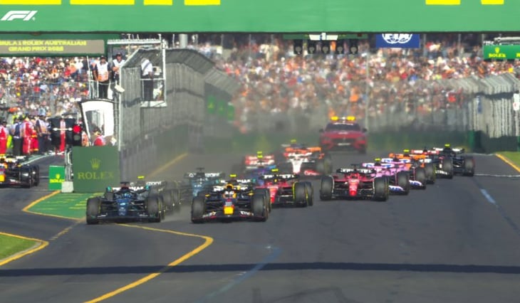 Charles Leclerc quedó fuera en el arranque del Gran Premio de Australia 