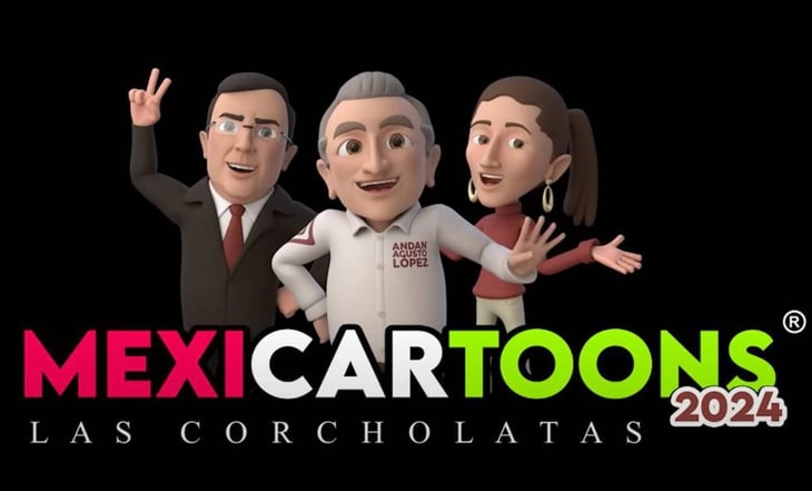 Rumbo a la elección de 2024,  caricaturizan a 'Las corcholatas' 