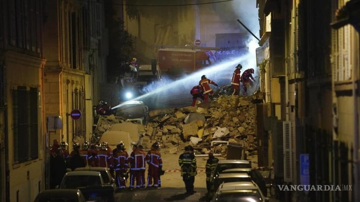 Tras derrumbe de edificio en Marsella, Francia; buscan a 8 