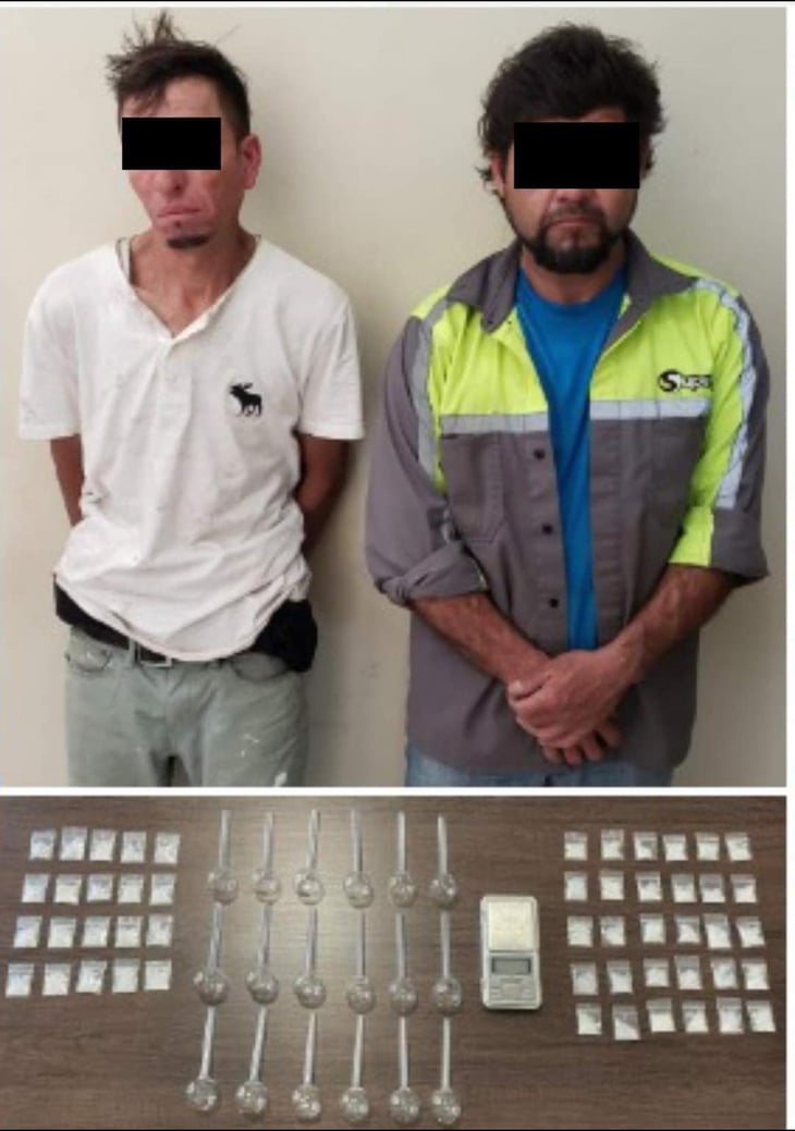 Dos vendedores de cristal fueron detenidos en la ciudad de Nava