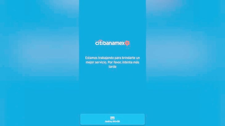 El banco  Citibanamex reportó fallas en la app en quincena