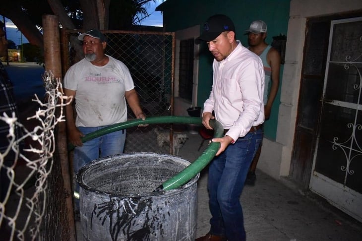 San Buenaventura con acciones en favor del agua en la colonia Benito Juárez