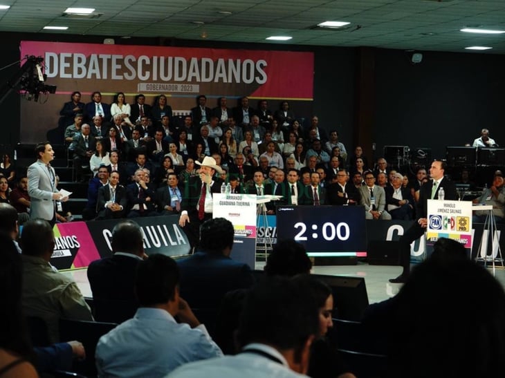 ¿Qué pasó en el segundo debate entre candidatos a gobernador de Coahuila?