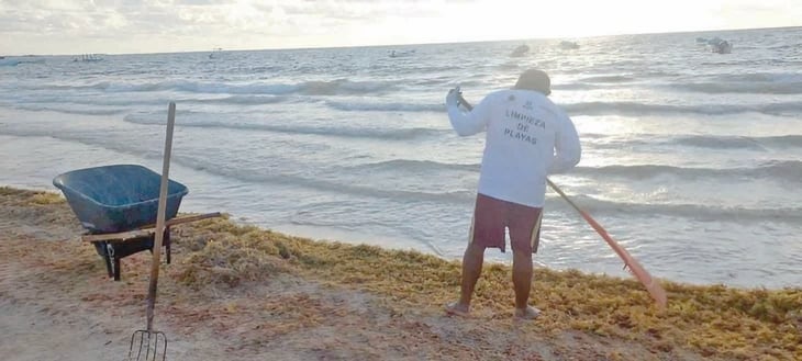 En el Día Internacional de la  Tierra, limpian playas en Tulum