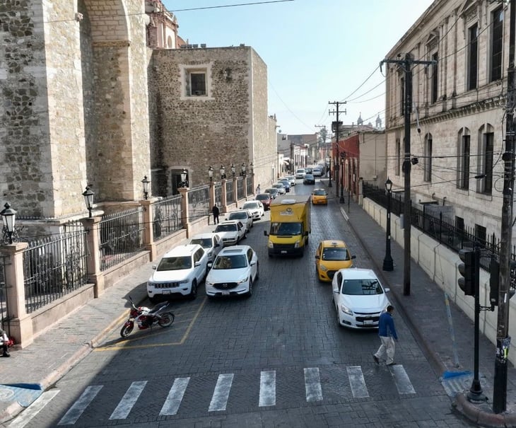 Este lunes cierran circulación en tramos de calle Juárez en Saltillo