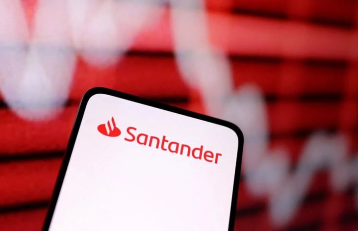 Santander ganó 2,571 millones de euros en 1t del 2023