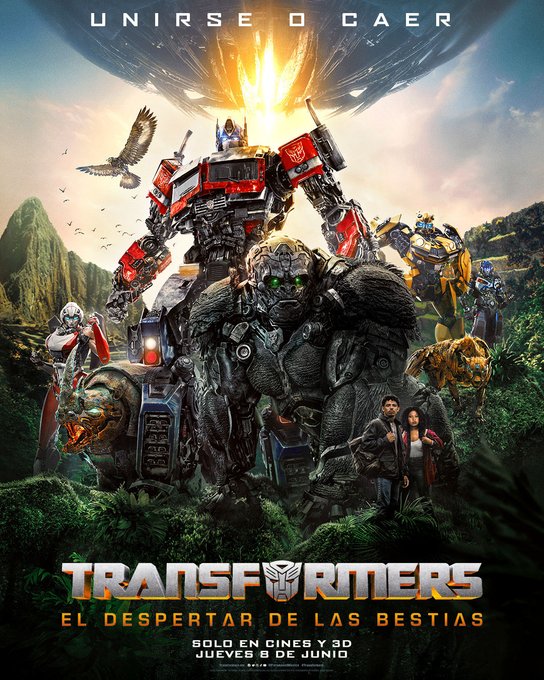 Los Transformers regresan en junio con Transformers: Rise of the Beasts. 