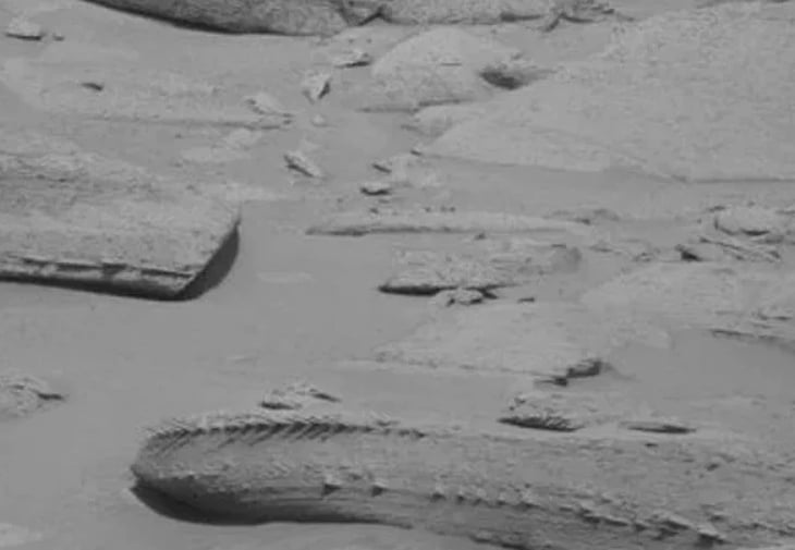 ¿Qué es la forma de 'dragón' que encontraron en Marte?