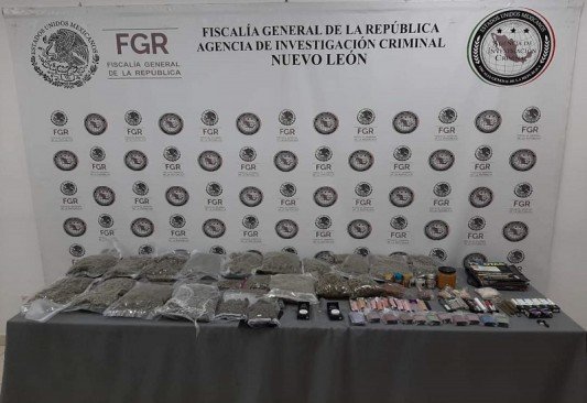 FGR asegura droga y cigarros electrónicos en Nuevo León, iban a Piedras Negras 