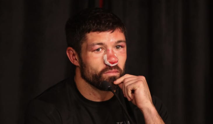 Canelo Álvarez destrozó la nariz de John Ryder ¡Tiene una fractura!
