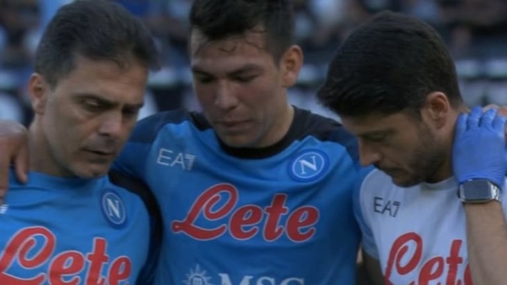 Chucky Lozano enciende alarmas con lesión en el Napoli vs Fiorentina