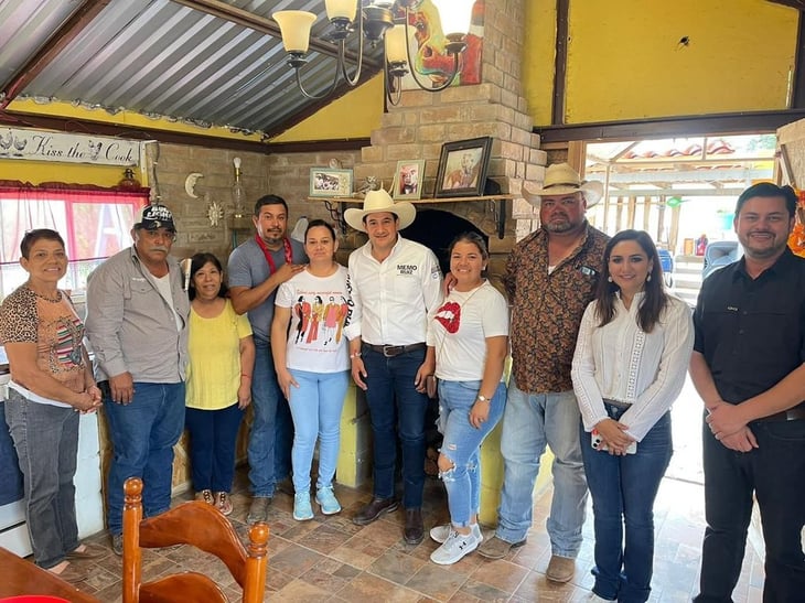 Memo Ruiz visita Ejidos para hacer compromiso con el campo