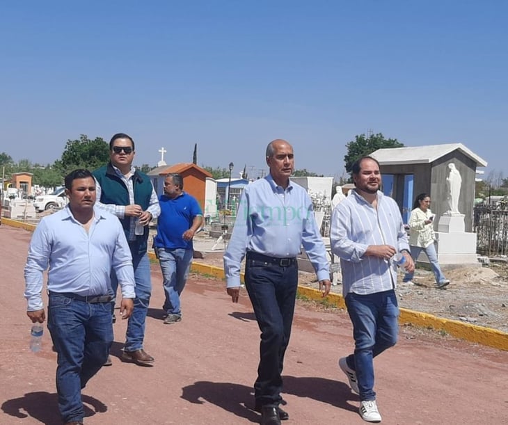 Alcalde hace recorrido en Panteón Guadalupe