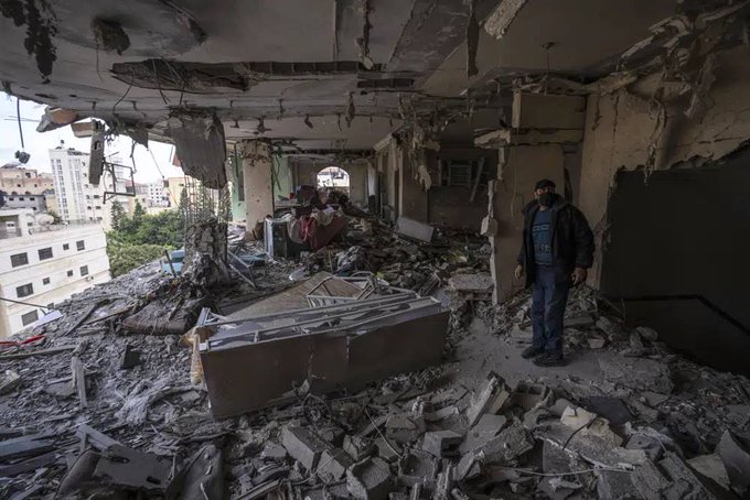 Suman 25 palestinos muertos en tercer día de ataques entre Israel y Gaza