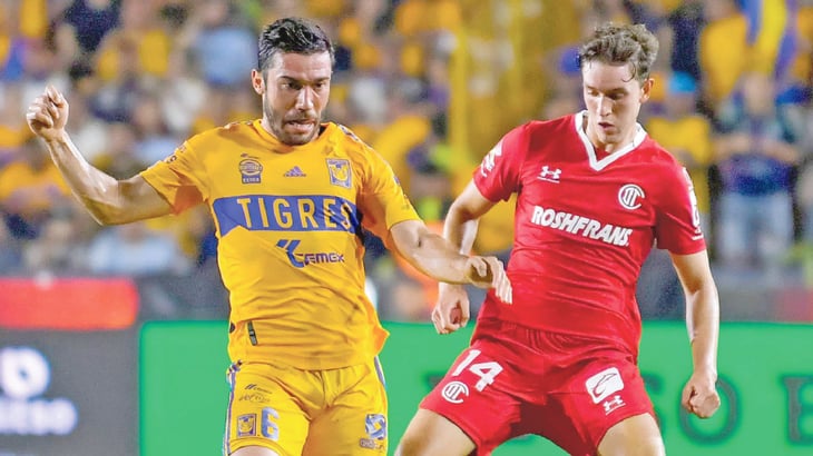 Tigres golea a Toluca en Monterrey por 4-1