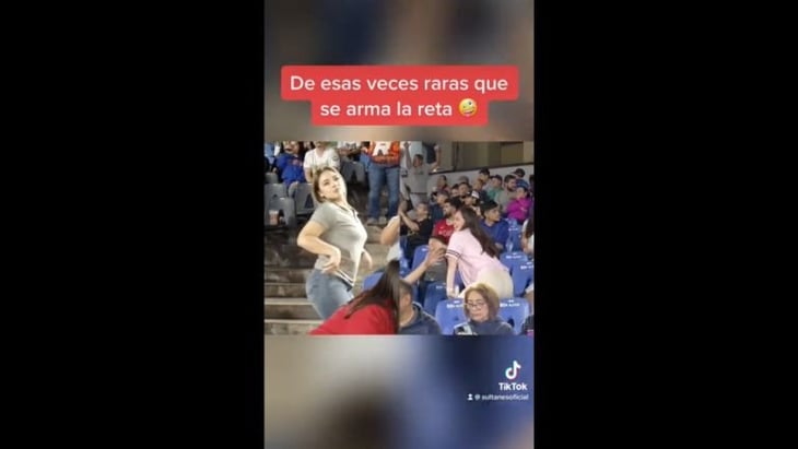 Se arma reta de twerking en el estadio de los Sultanes de Monterrey