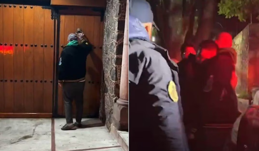 VIDEO: Agreden a Ricardo OFarrill afuera de clínica donde acusó maltrato: 'Pin... cobardes'