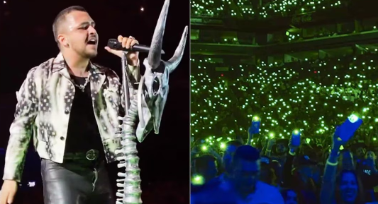 A Christian Nodal lo aman en España, reúne a más de 15 mil personas en su concierto y bate récord