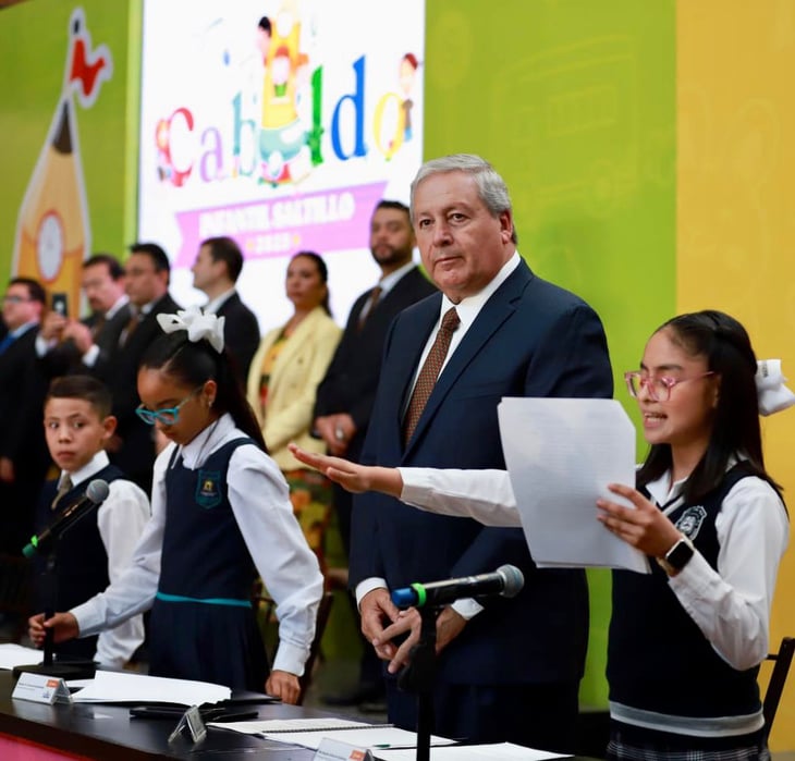 Cabildo Infantil 2023 presenta propuestas al Alcalde de Saltillo