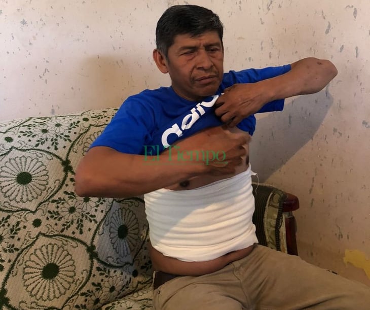 José denuncia presunto abuso policiaco de la Policia Civil de Coahuila