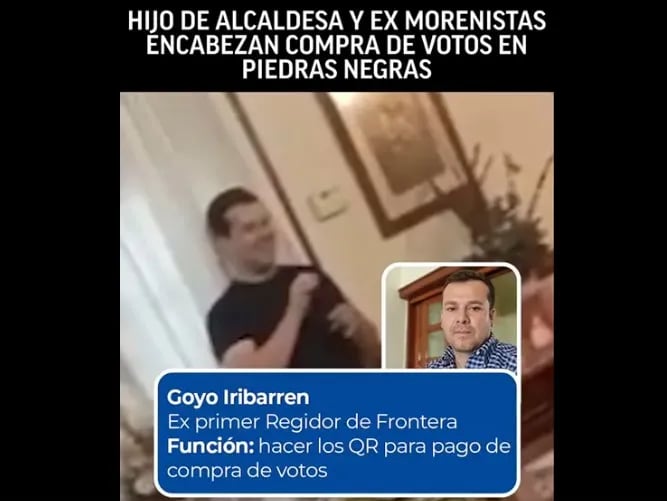 Circula video de presunta compra de votos en Piedras Negras 