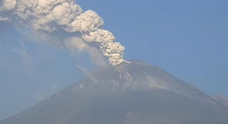 ¿Cómo amaneció hoy, jueves 25 de mayo 2023, el Popocatépetl?