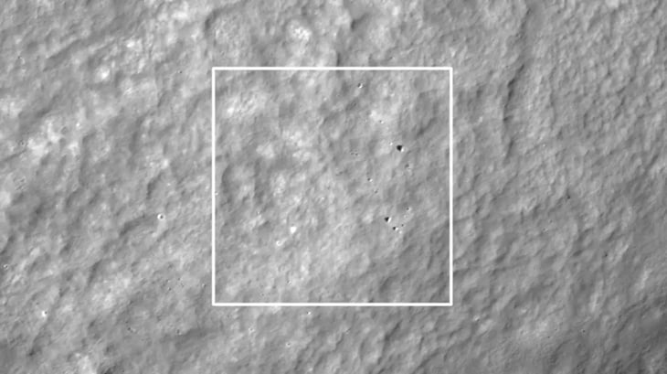 La NASA encuentra los restos de la nave Hakuto-R que se estrelló en la Luna