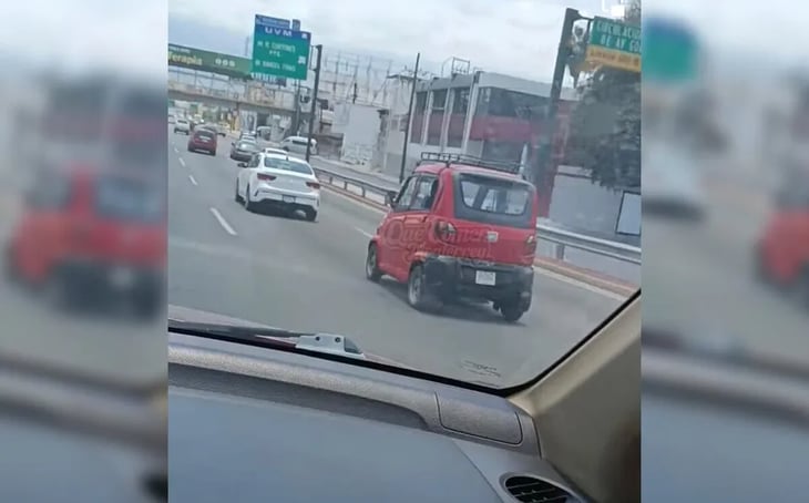 Captan carro eléctrico de 20 mil pesos en Monterrey