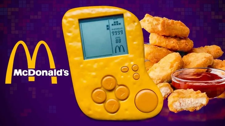 Los Happy Meals de McDonalds en China vienen con un Tetris con forma de McNugget