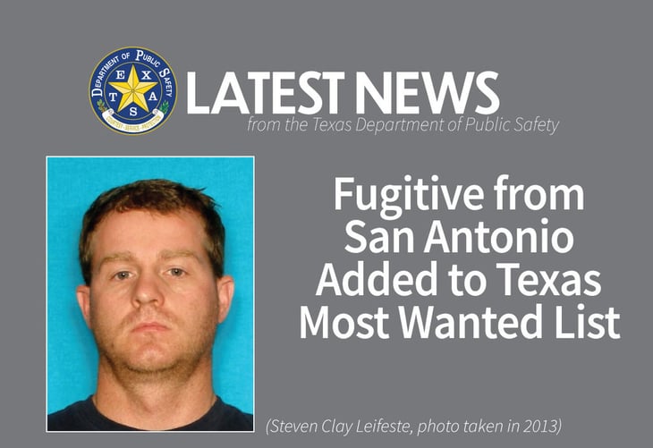 Texas ofrece recompensa de 5000 dólares por fugitivo 