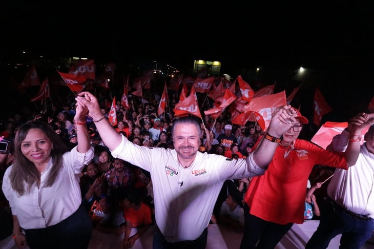 Ciudadanos de Sabinas le dan su respaldo a Lenin Pérez