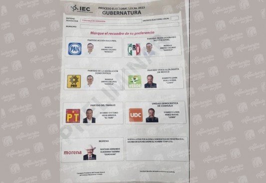 Incluirán fotografías de candidatos a la gubernatura en boleta electoral 