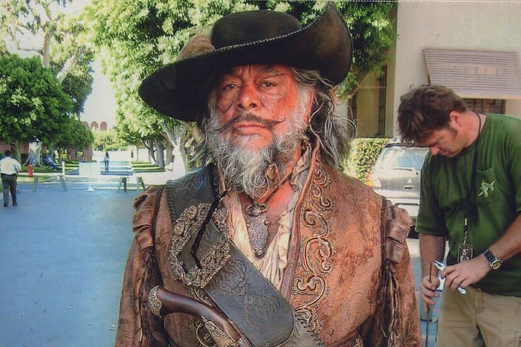 Muere actor mexicano, famoso por su aparición en 'Piratas del Caribe'