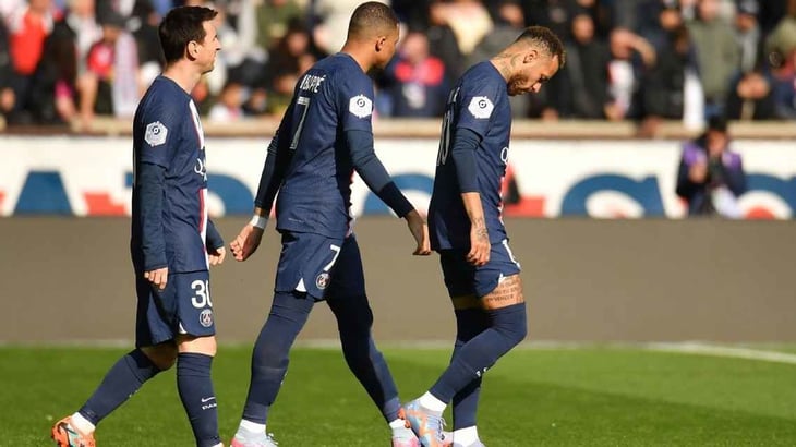 Messi-Neymar-Mbappé, un tridente fallido en el París Saint-Germain