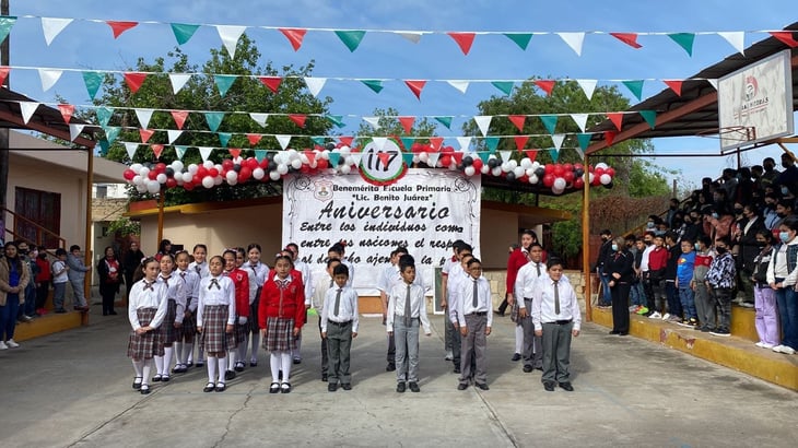 Alistan aniversario 120 de la primaria Benito Juárez  