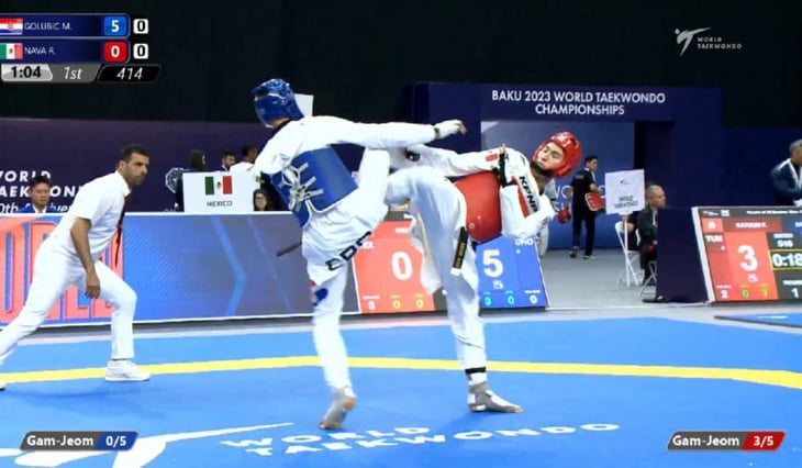 Taekwondínes mexicanos fuera de medallas en el Campeonato Mundial de especialidad