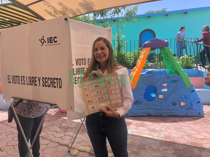 Cristina Amezcua invita a los ciudadanos el salir a votar