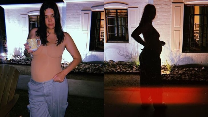 Yuridia comparte a sus fans como va su pancita a 4 meses de embarazo
