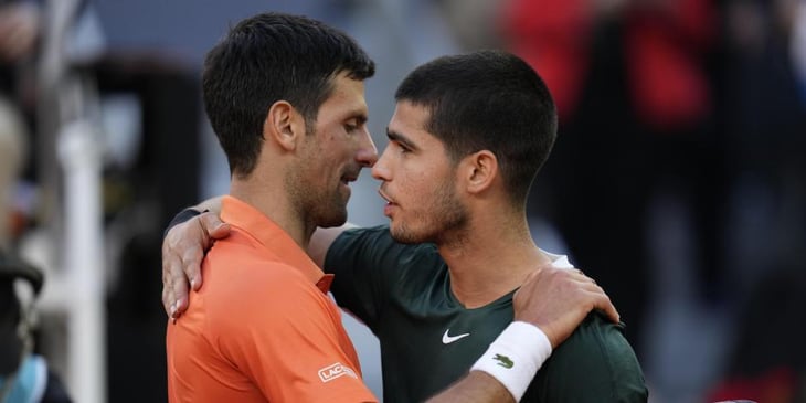 Roland Garros: Novak Djokovic y Carlos Alcaraz se enfrentarán en semifinales del Abierto de Francia