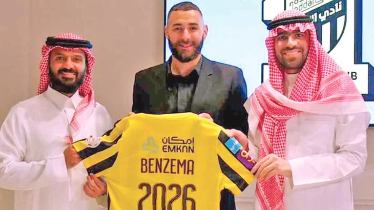 Benzema ficha con el club saudí Al Ittihad tres temporadas