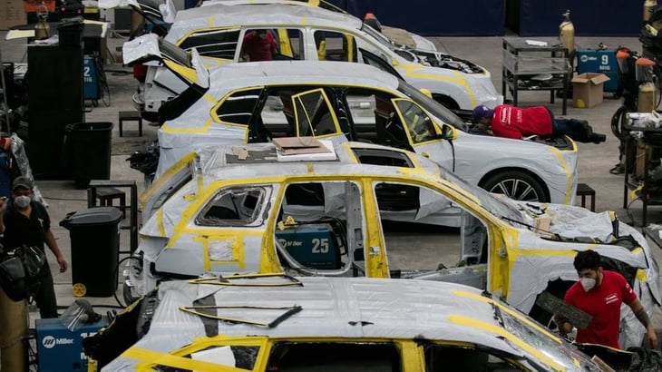 México tiene 25% más de producción de autos en mayo
