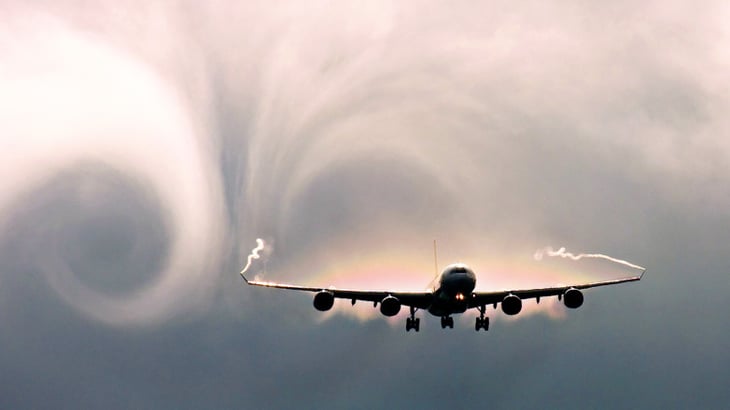 Las turbulencias en los aviones han aumentado en un 55% debido al calentamiento global