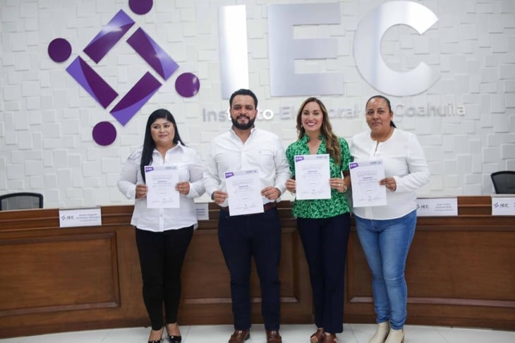 IEC entrega constancia que acredita a plurinominales de Morena para siguiente legislatura