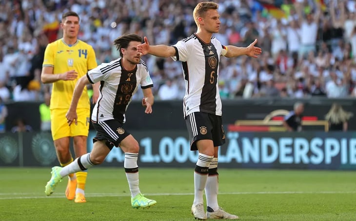 Alemania rescata dramático empate ante Ucrania