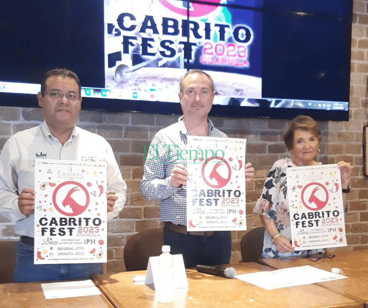 Canirac Coahuila y OCV presentan el 'Cabrito Fest'