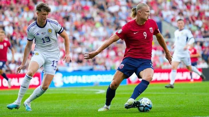 El gol de Haaland no le alcanzó a Noruega: Escocia le dio vuelta