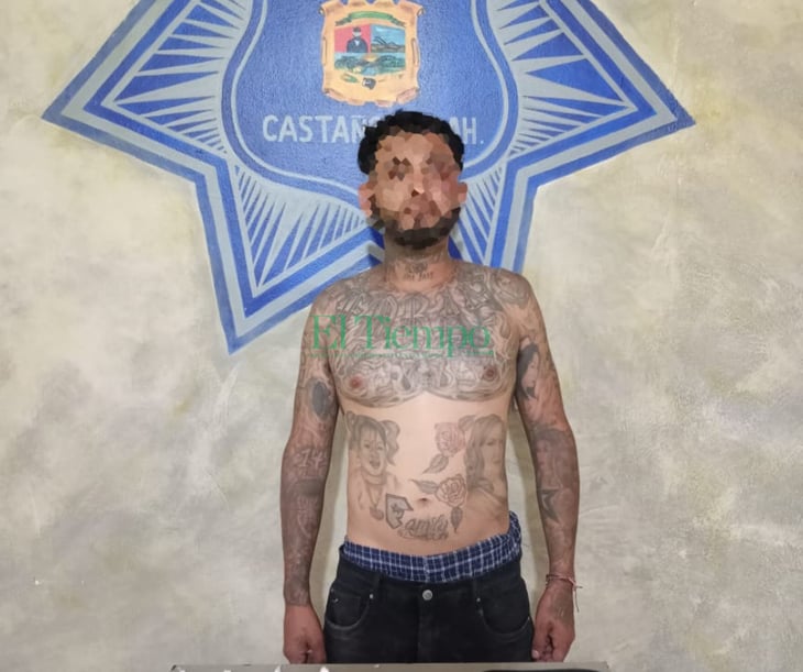 En Castaños, Policía Municipal detiene a hombre en posesión de ‘cristal’
